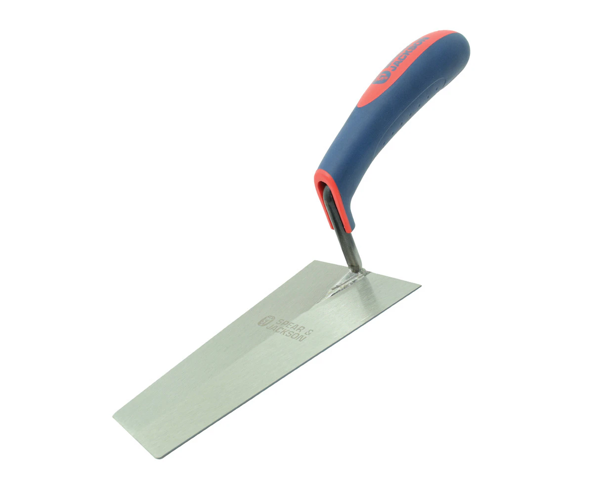 Spear & Jackson Bucket Trowel Shaped Carbon Steel Blade Plastering Tool 180mm