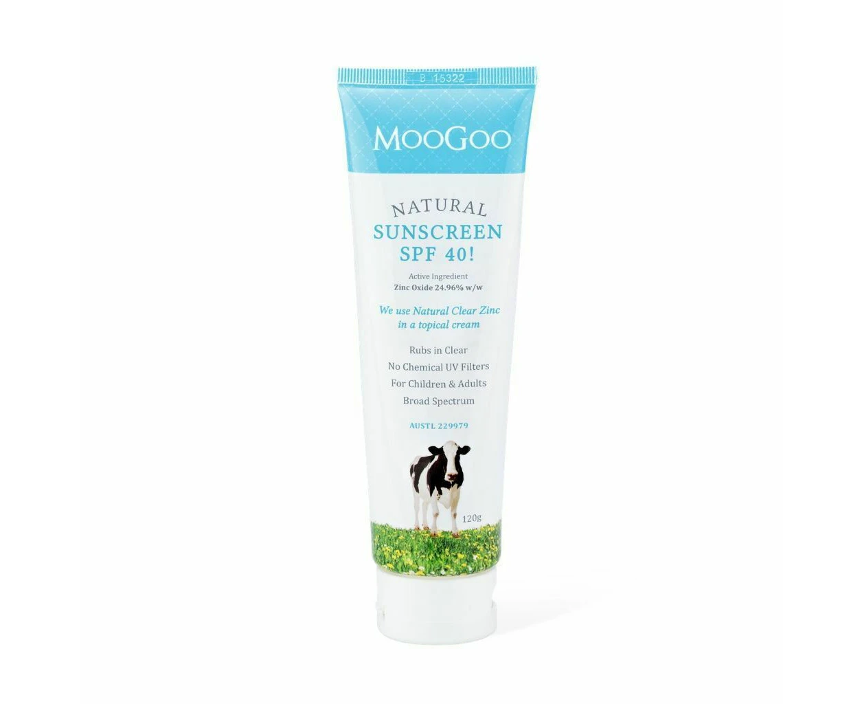 MooGoo Natural Sunscreen SPF 40 120g