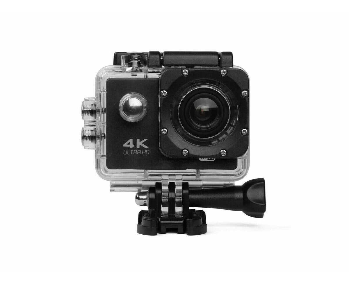 RYG 4K HD Sports Action Camera with Wi-Fi & Remote - blue