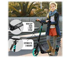 Lascoota Pulse Kick Push Commuter Scooter Teen Adult Graphic Black