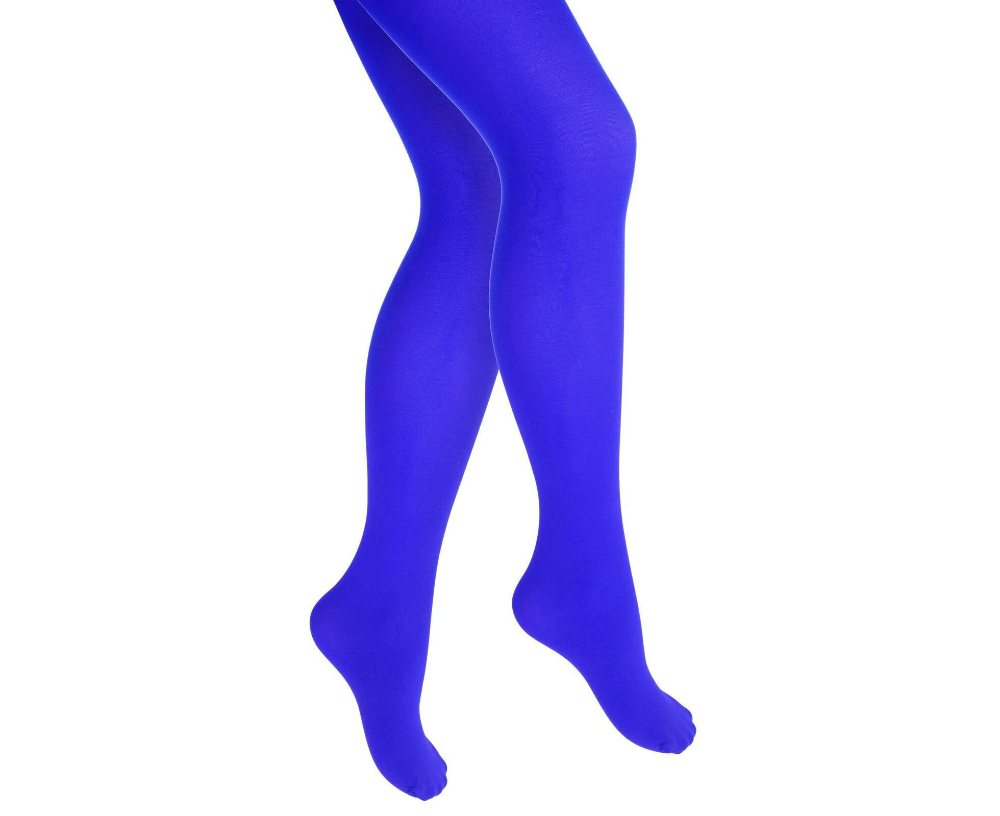 Pantyhose Tights Stockings Hosiery Womens Ladies Plain Colours - Blue