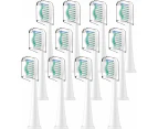 12PACK Toothbrush Heads Compatible with Philips Sonicare Replacement Brush Heads with Protective Cover Soft Dupont Bristles Electric Toothbrush Replacement