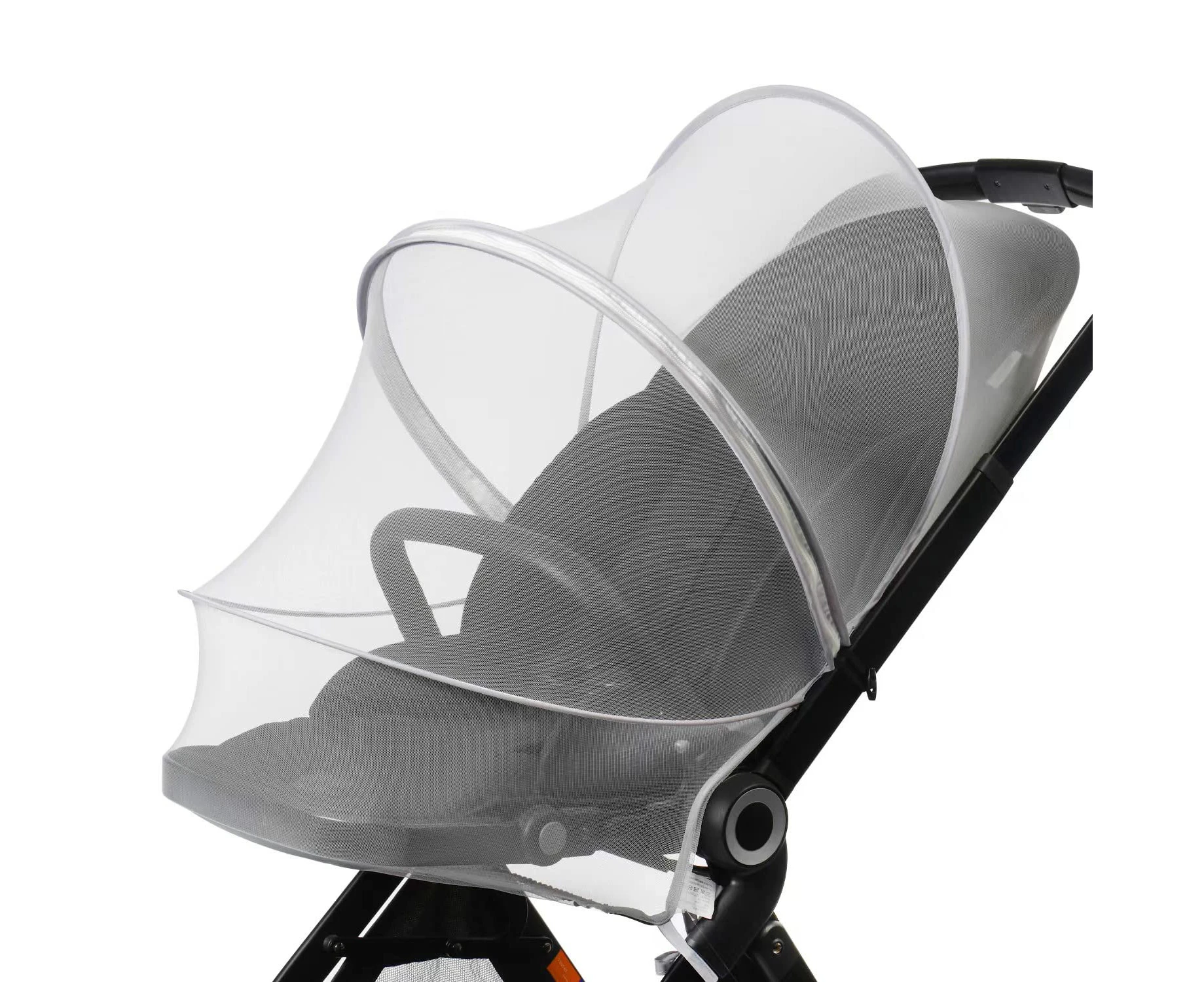 ECOMM Bassinet Cover Mosquito Net for Baby/Stroller/Car Seat/Cradles/Carriers/Bedside Cribs with Double Zipper, Easy to Use, Visible Breathable Mes