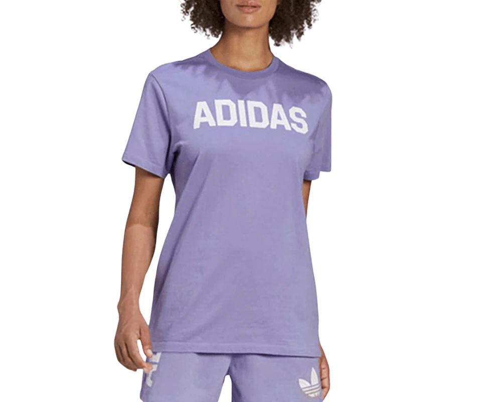 Adidas Womens Light Purple Streetball T-Shirt