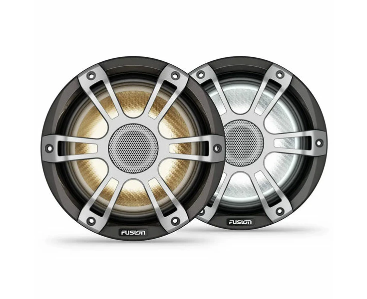 Fusion 3i 7.7" 280W Marine Speakers w CRGBW LED - Grey