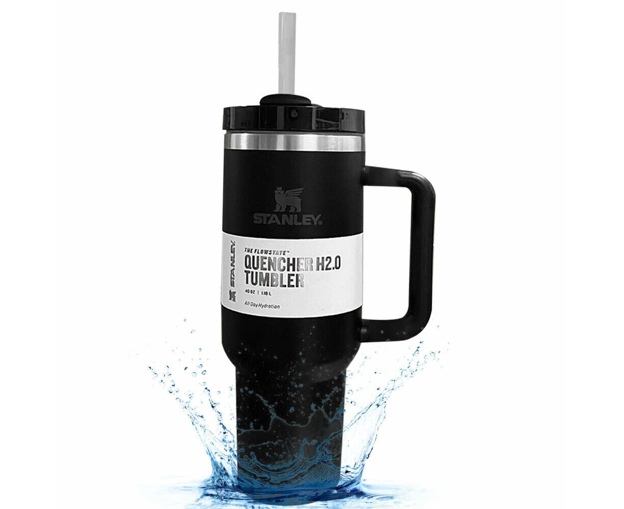 Stanley Quencher H2.0 Flow State Tumbler 40oz Cup - Black