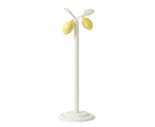 Pilbeam Living Metal Limetta Paper Towel Holder Home/Kitchen Decor White/Lemon