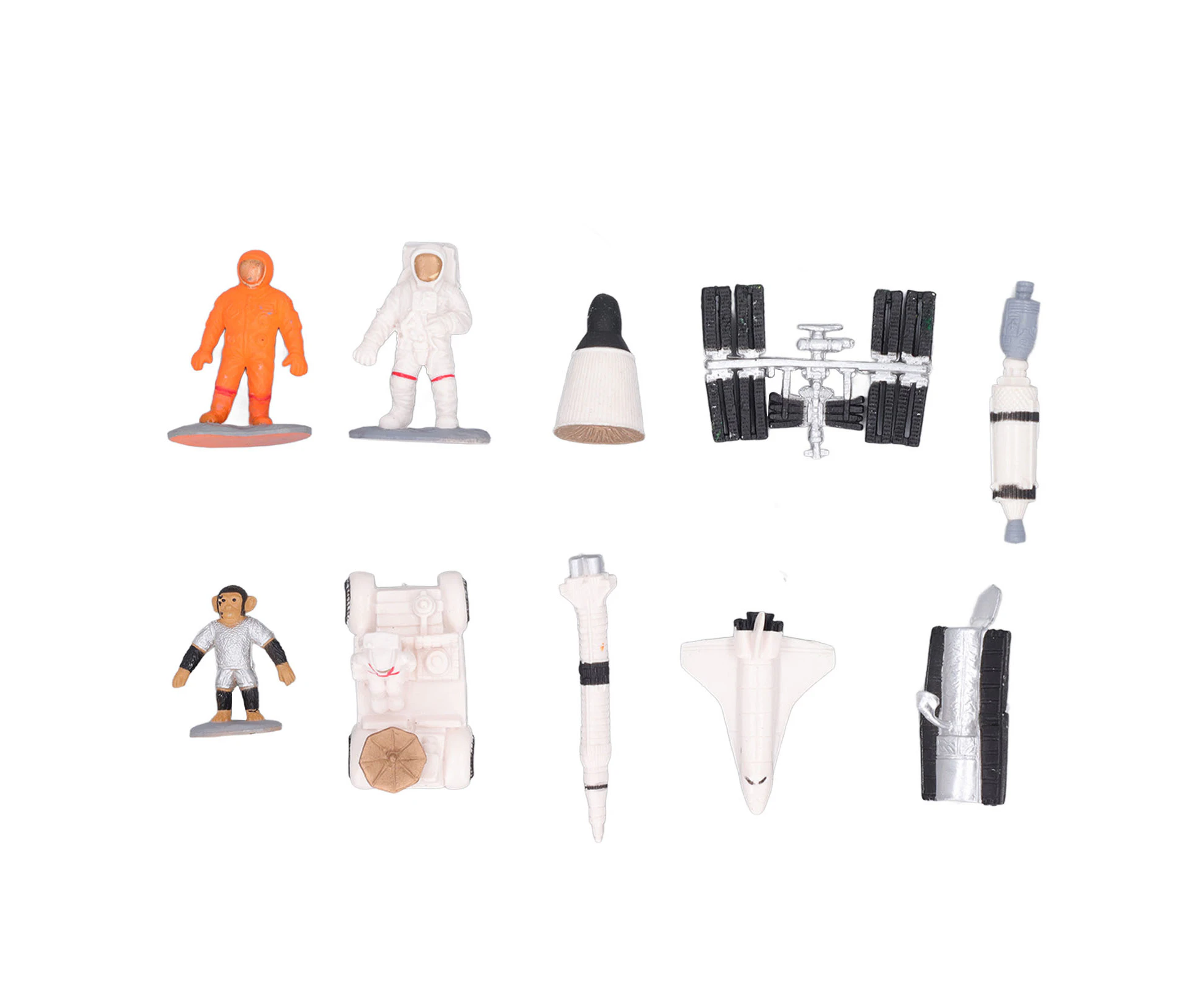 Astronaut Figure Toy Kit Kids Preschool Science Educational Space Exploration Astronaut Figurine Toy for Birthday Gift