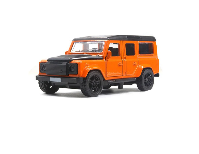 Off Road Vehicle Toy Durable Alloy Kids Toy Car Interesting Decorative Educational Car Model for Boys Orange