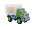 Dinosaur Truck Carrier Pull Back Safety Dinosaur Transport Car Carrier for Boy Children