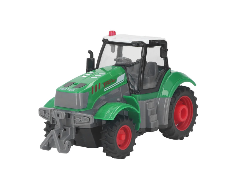 Head Farm Tractor Inertia Powered Smooth Edges Farmer Truck Construction Toy for Indoor Outdoor Play