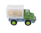 Dinosaur Truck Carrier Pull Back Safety Dinosaur Transport Car Carrier for Boy Children