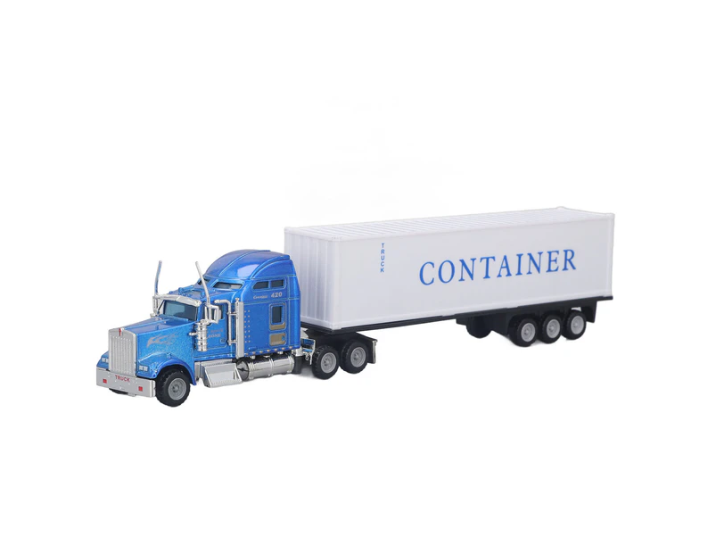 Container Truck Toy Model Pull Back Exquisite Vivid Alloy Toy Truck for Kids Home Outdoor