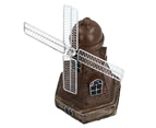 Windmill Decoration Handmade Fine Detail Windmill Ornament for Living Room TV Cabinet Office Desktop Style 1