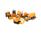 1:64 Scale Engineering Vehicle Model Set Decoration Construction Engineering Truck Model for Children