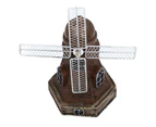 Windmill Decoration Handmade Fine Detail Windmill Ornament for Living Room TV Cabinet Office Desktop Style 1