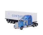 Container Truck Toy Model Pull Back Exquisite Vivid Alloy Toy Truck for Kids Home Outdoor