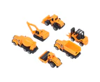 1:64 Scale Engineering Vehicle Model Set Decoration Construction Engineering Truck Model for Children