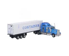 Container Truck Toy Model Pull Back Exquisite Vivid Alloy Toy Truck for Kids Home Outdoor