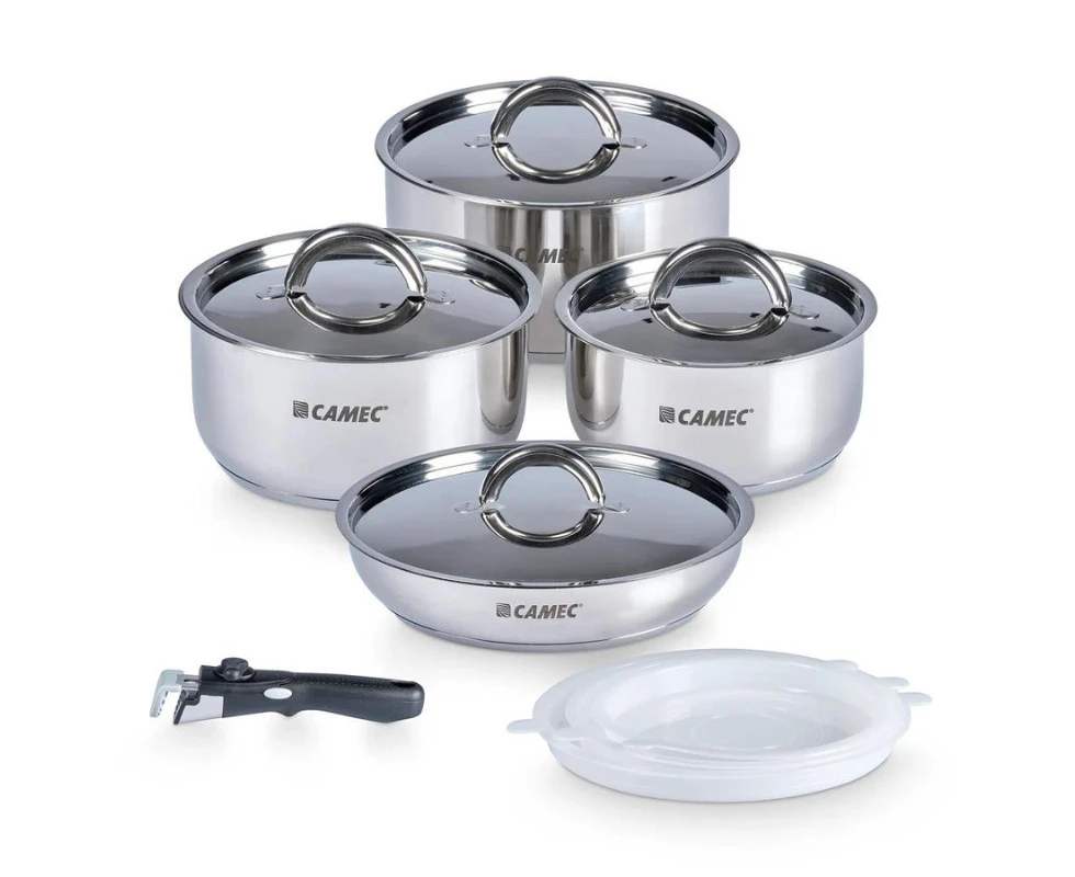 Camec SpaceSaver Pots & Fry Pan Set