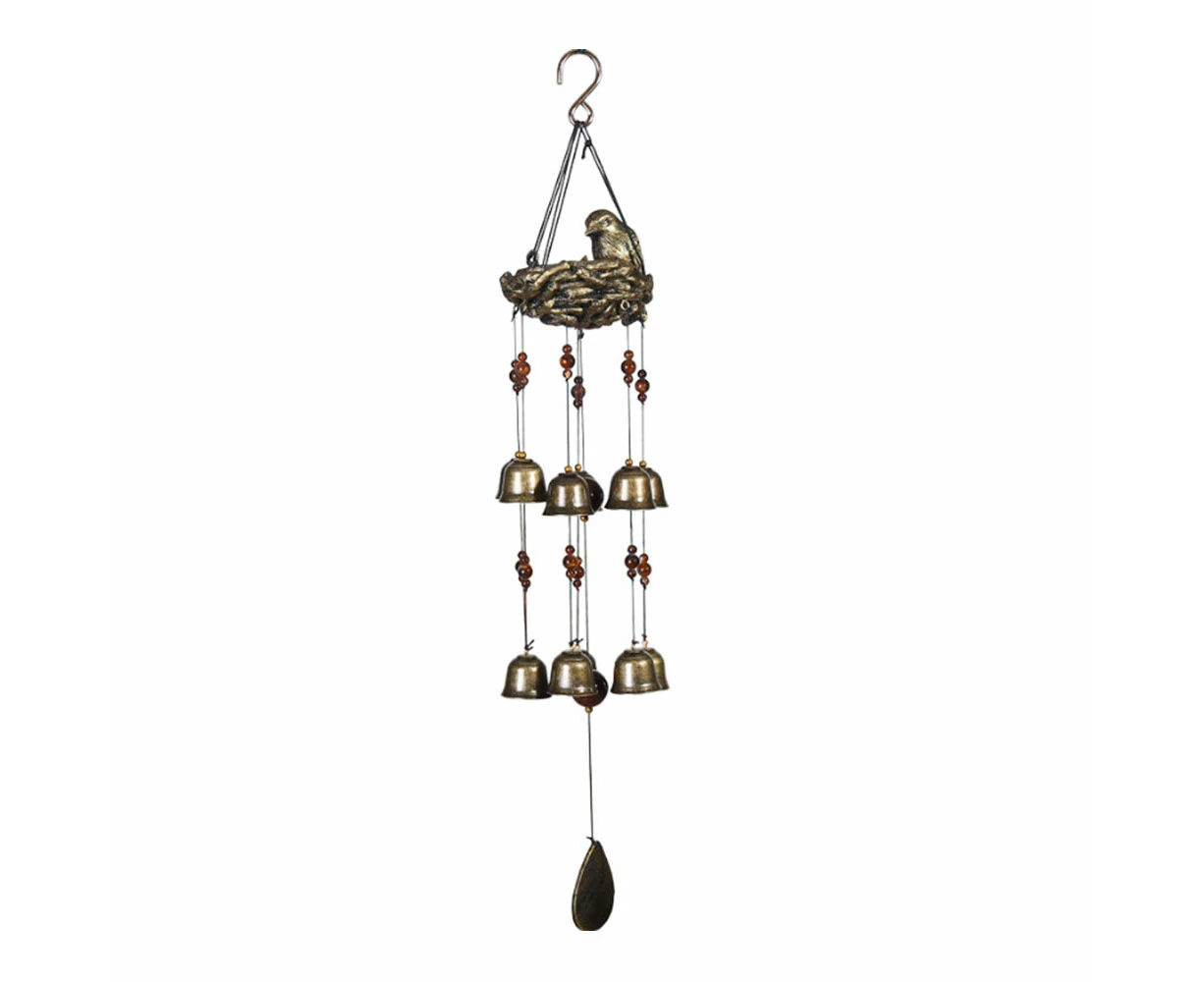 Bird Nest Wind Chime Hanging Wind Chime For Outdoor Garden Home Decor