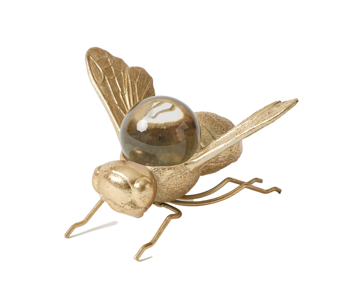 Pilbeam Living Abby Sculpture Ornament Tabletop Home/Office Decor Small Gold