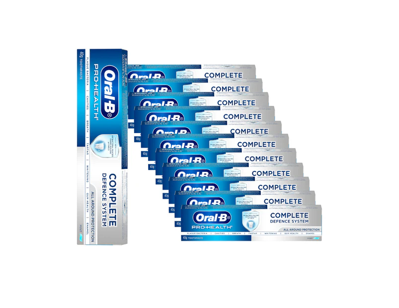 12 x Oral-B Pro Health Advanced Complete Defence System All Around Protection Toothpaste 40G