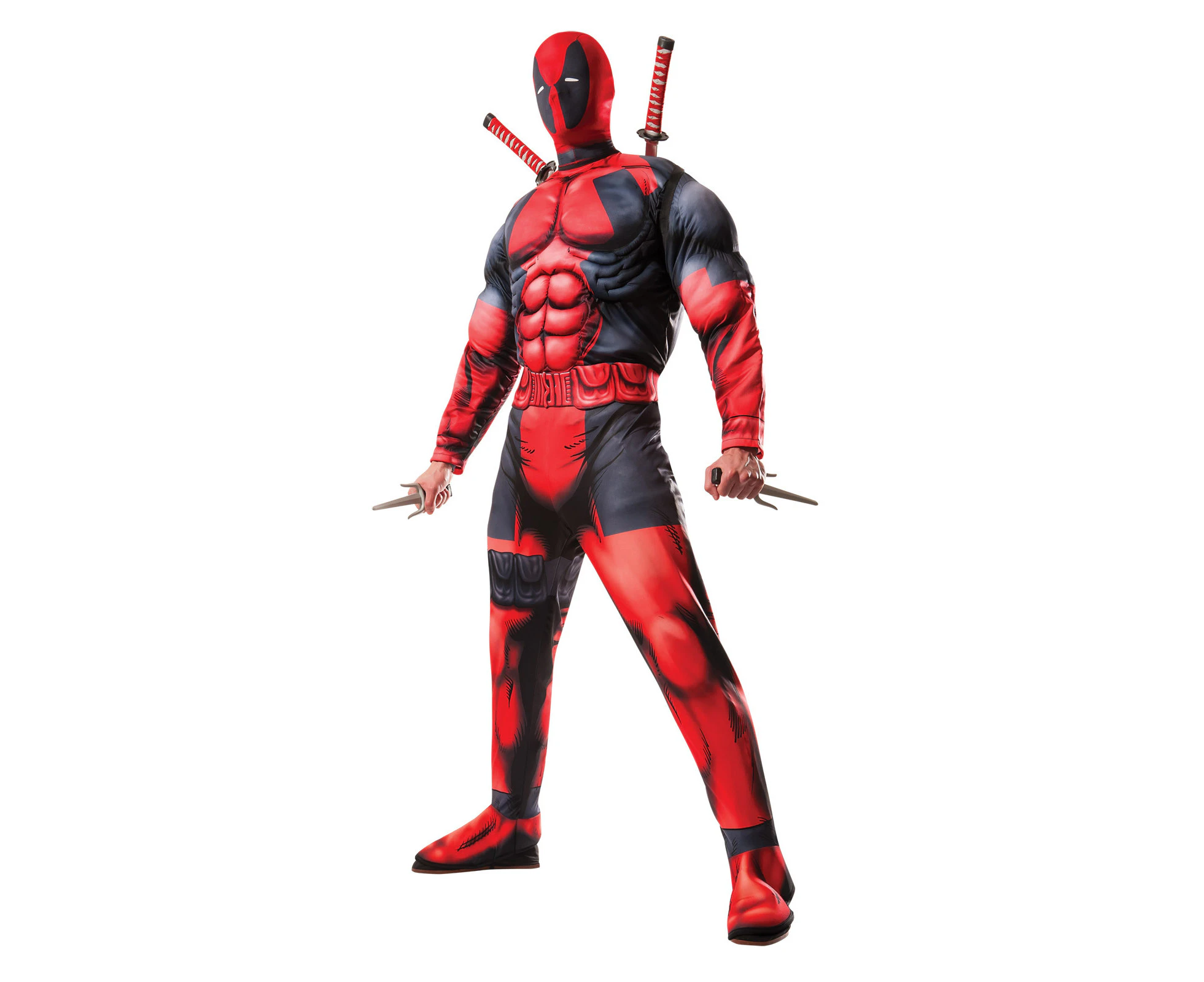 Deadpool Deluxe Muscle Costume - Adult