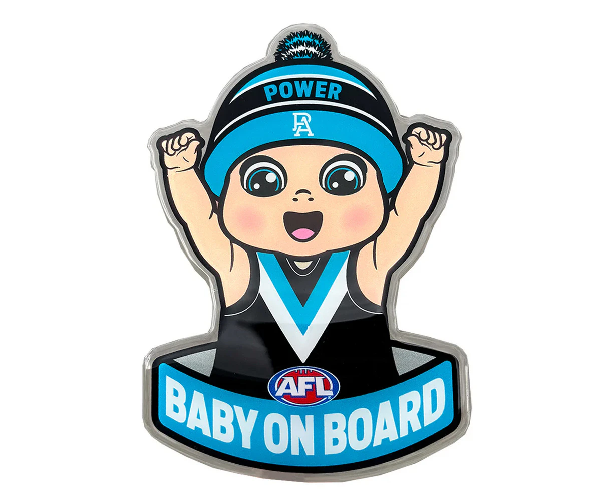 Port Adelaide Power Baby on Board Decal