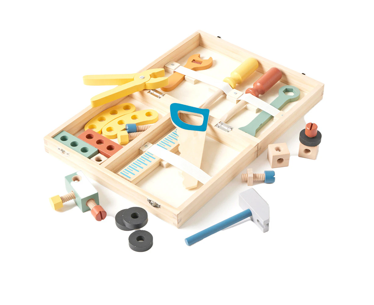 Zookabee Wooden Tools Kids/Children Interactive Pretend Shop Play Set Toy