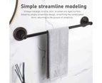 Copper Towel Bar European Style Bathroom Single Bar Towel Rack Bathroom Hanging Rack Black