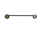 Copper Towel Bar European Style Bathroom Single Bar Towel Rack Bathroom Hanging Rack Black