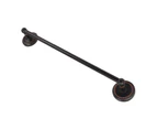 Copper Towel Bar European Style Bathroom Single Bar Towel Rack Bathroom Hanging Rack Black