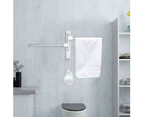 Multifunctional Rotatable Towel Rack Holder Hanger Bathroom Hardware Bath Accessory