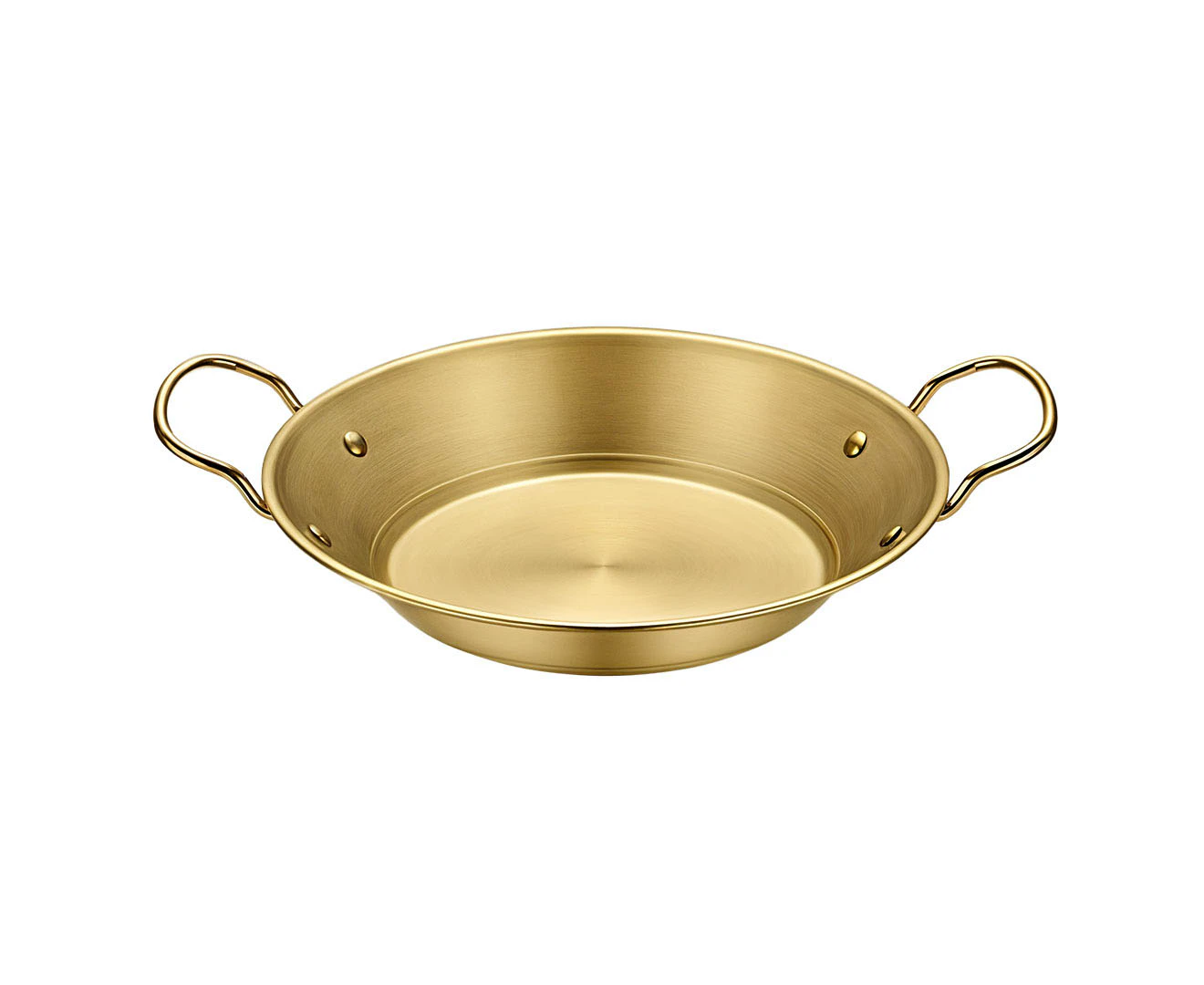 Soga 29cm Signature Dry Pot And crafted with 201 Material in Gold for Kitchen Essential