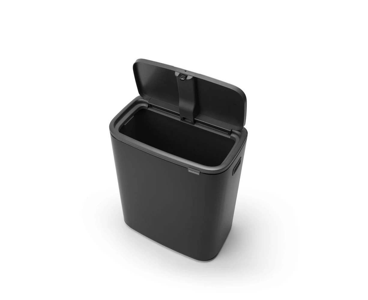 Bo Touch Bin (Matt Black) - 60 Litre