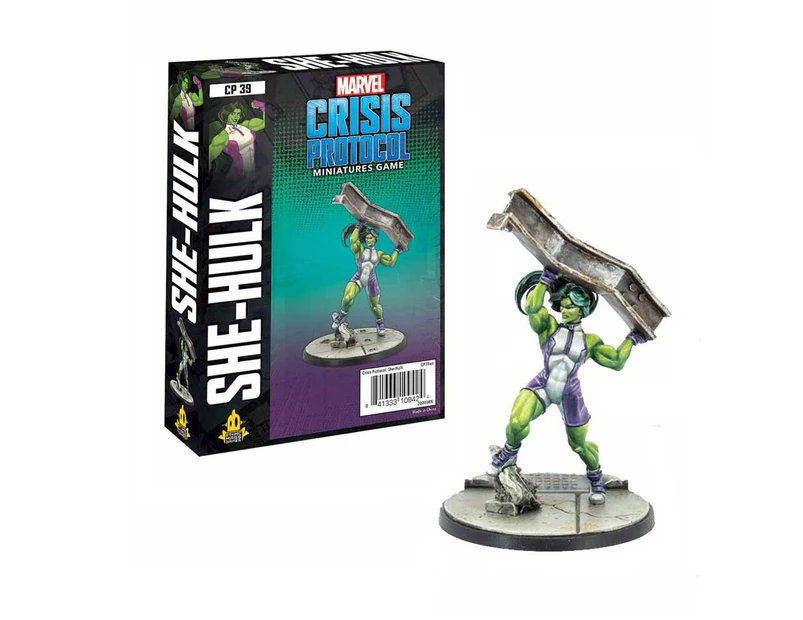 Marvel Crisis Protocol She Hulk Character Pack Miniatures Board Game