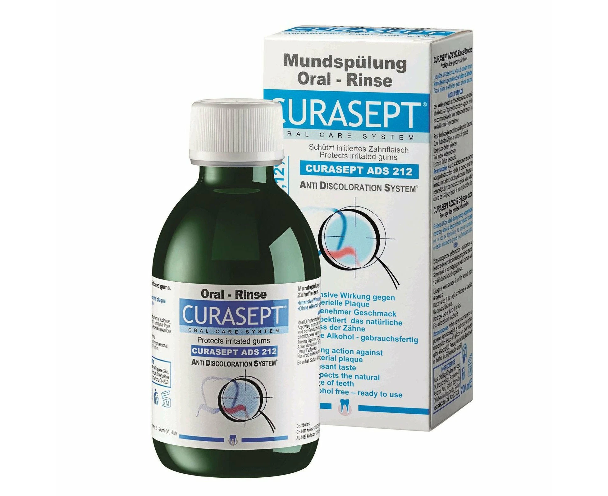 Curasept ADS 212 Chlorhexidine 0.12% Oral Rinse Mouthwash 200mL