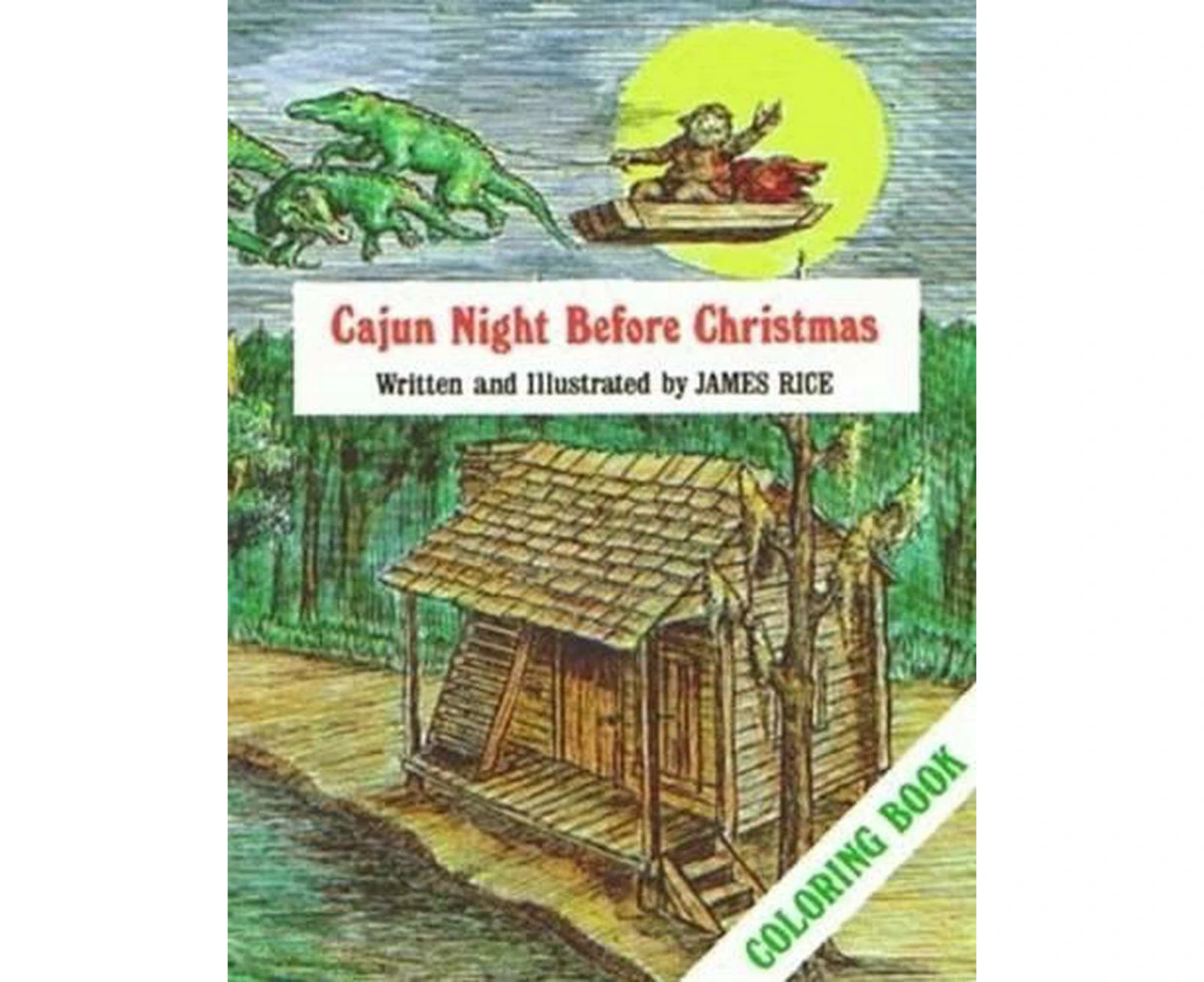 Cajun Night Before Christmas Coloring Book