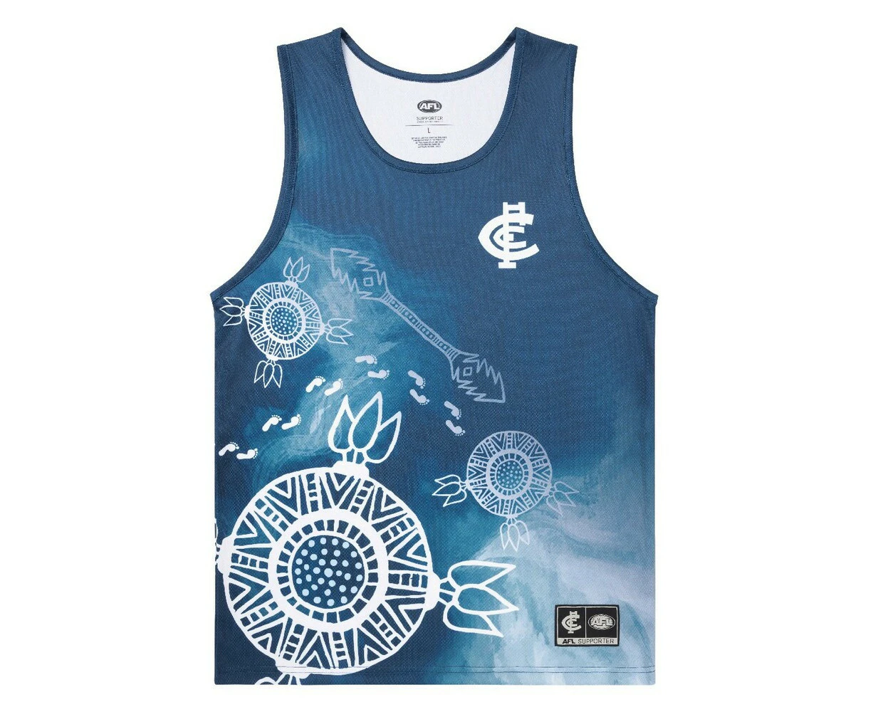 Carlton Blues Indigenous Mens Training Singlet