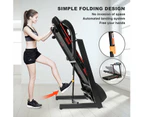 Auto Incline Multi functional Electric Treadmill Pulse Sensor LCD Fitness Home Gym Massage Sit Up Bar