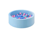 PlayPals Foam Ball Pit Soft Round Ball Pool Playpen Fence with 200 Balls