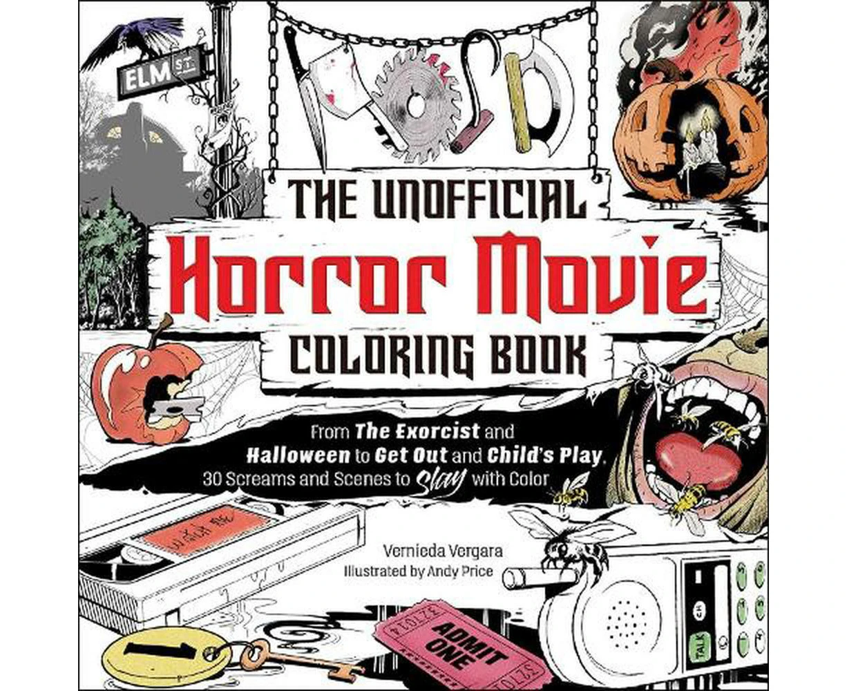 The Unofficial Horror Movie Coloring Book