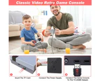 Classic Retro Game Console, HDMI Output Mini Video Game Built-in 620 Games with 2 Classic Controllers