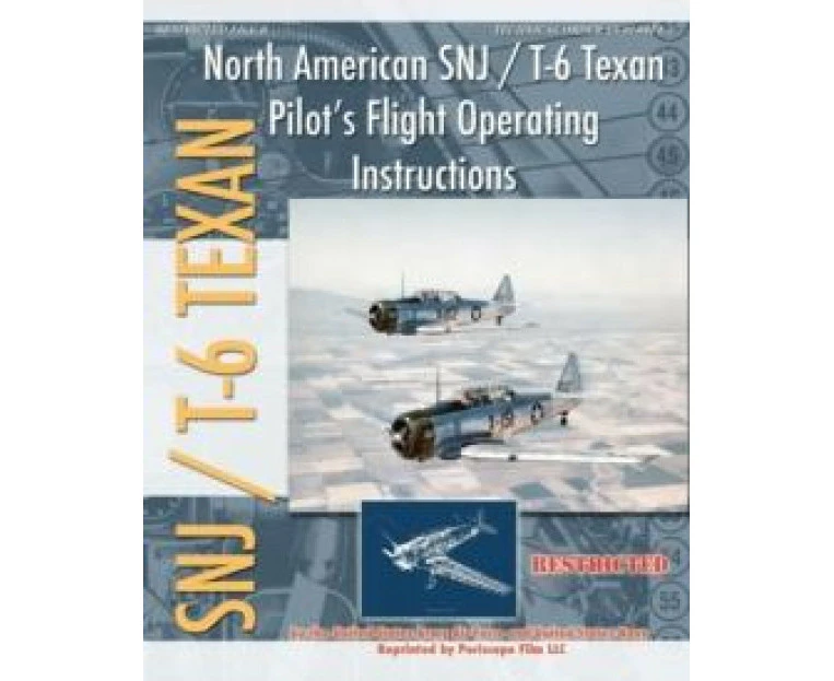 North American SNJ  T6 Texan Pilots Flight Operating Instructions by United States Army Air Forces