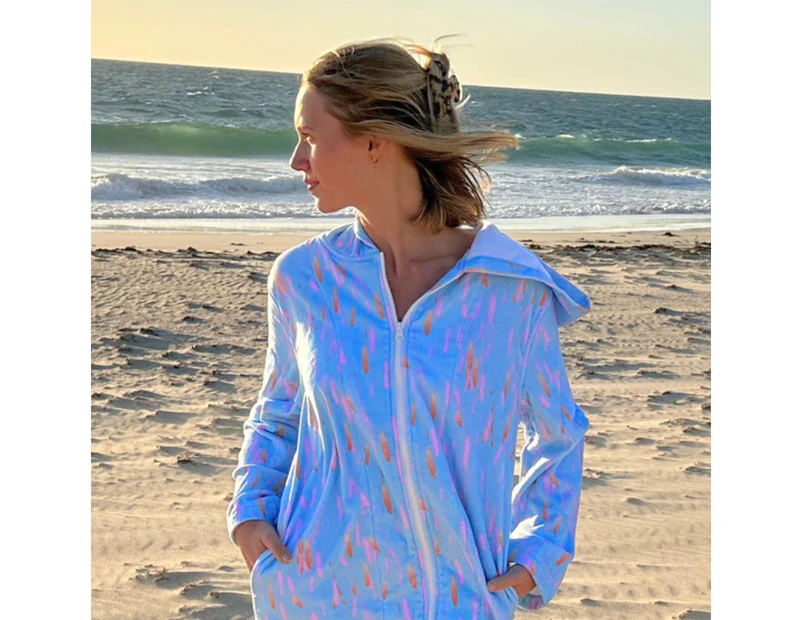 Luxe Pastel Breeze Hooded Towel