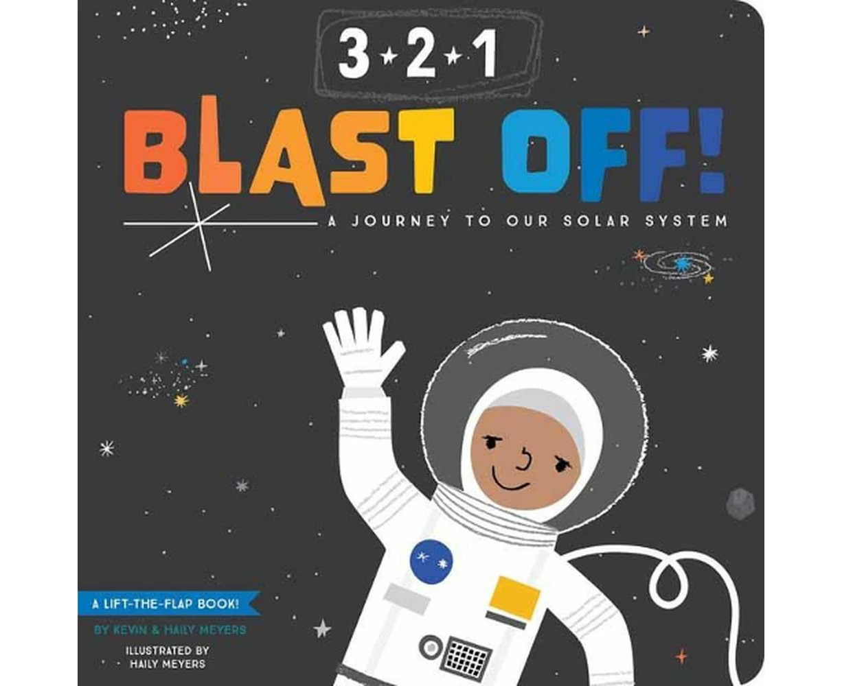 Sterling Books 3.2.1 Blast Off Journey To Our Solar System Kids/Child Board Book