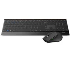 Rapoo 9500M Wireless Bluetooth 2.4GHz Keyboard & Mouse Combo For PC/Laptop Black