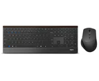 Rapoo 9500M Wireless Bluetooth 2.4GHz Keyboard & Mouse Combo For PC/Laptop Black