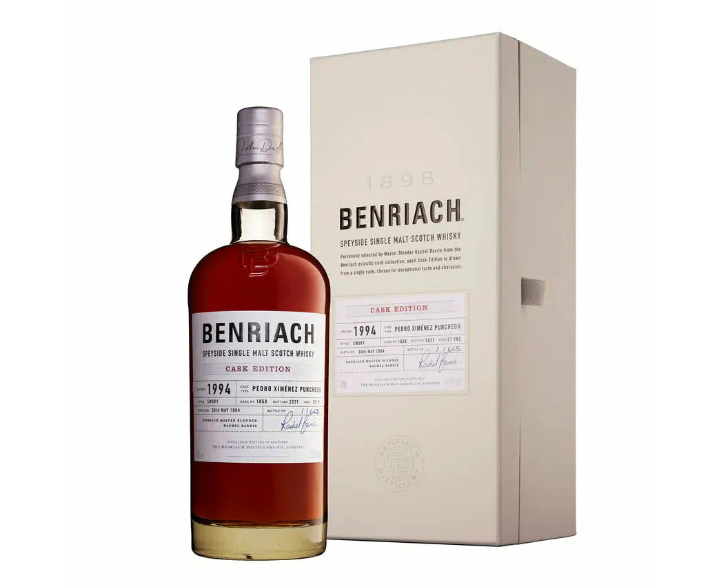 Benriach 1994 Single Cask Cask #1858 Pedro Ximenez Puncheon Single Malt Scotch Whisky 700ml